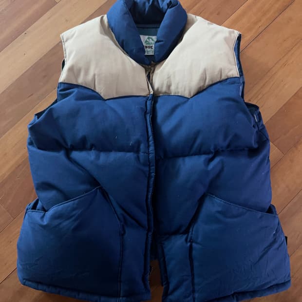 빈티지 패딩 베스트