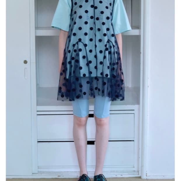 [nocontent]노컨텐츠 네이비 도트 원피스 🔵 (공식 품절)