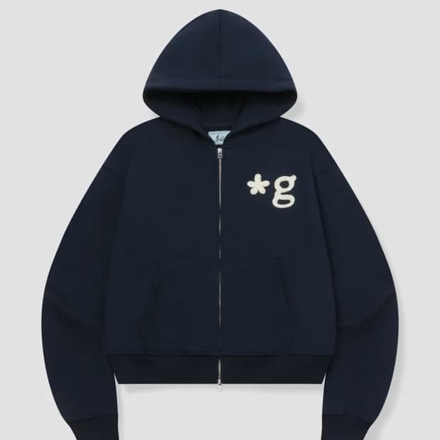 글런든 후드집업 네이비 3사이즈 