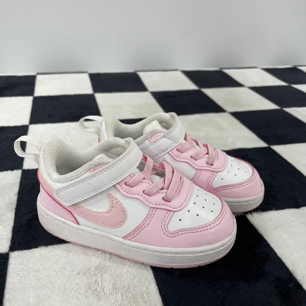 나이키 코트 버로우 핑크 키즈 운동화 130mm