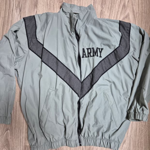 미군 IPFU 바람막이 자켓 민트급