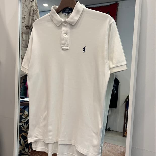 Polo RL 폴로 랄프로렌 카라티 pk 반팔 티셔츠 (white)