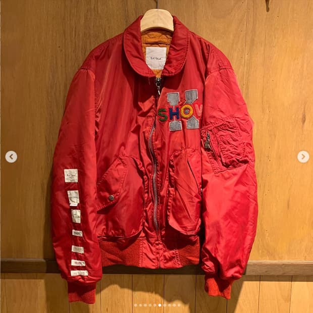 Karl Helmut X Pink house M-1 자켓 항공점퍼 봄버