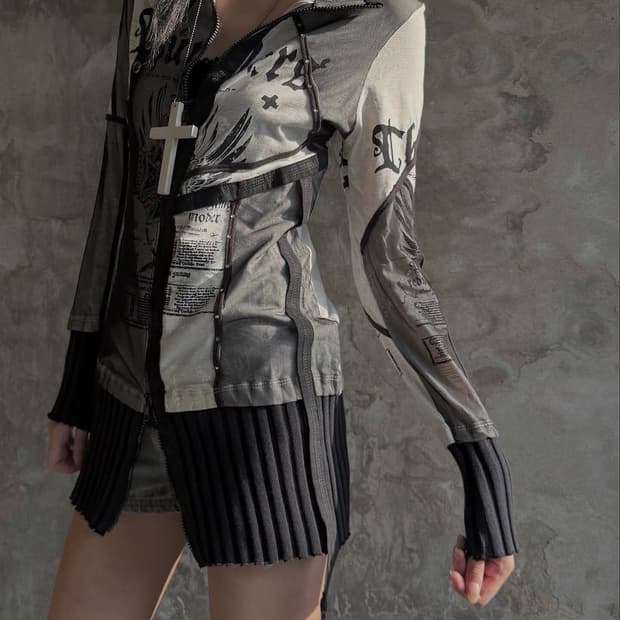 salvage Zip-up