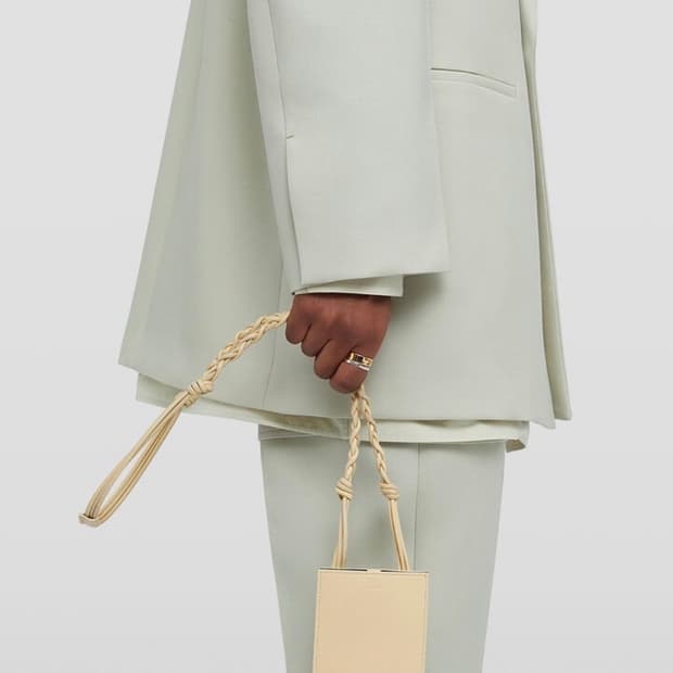 질샌더 탱글 레더 폰 홀더백 아이보리 + 더스트포함