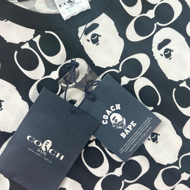 Coach x Bape 코치 베이프 콜라보 티셔츠 (새상품)