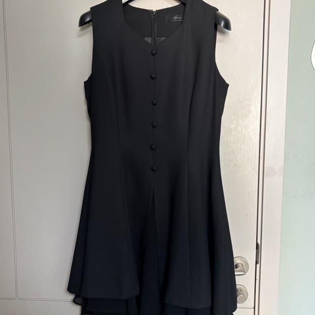 [미착용] 리피 빈티지 레이어드 버튼 원피스