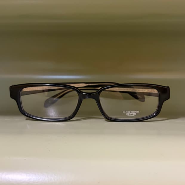 올리버 피플스 Danver/BK 클래식 렉탱글 안경