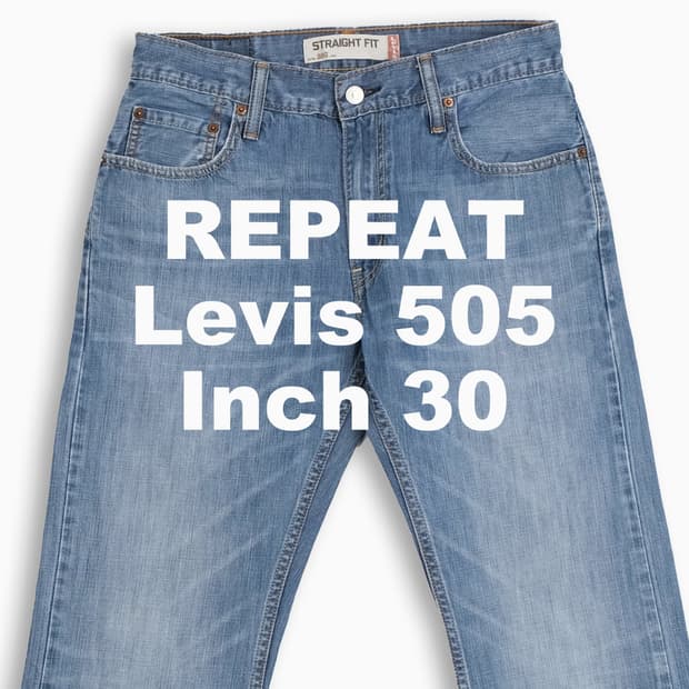 빈티지 리바이스 505 중청 30 인치 LV5053007