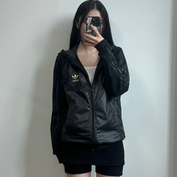 아디다스 파이어버드 사이드라인 골드 블랙 후드 자켓