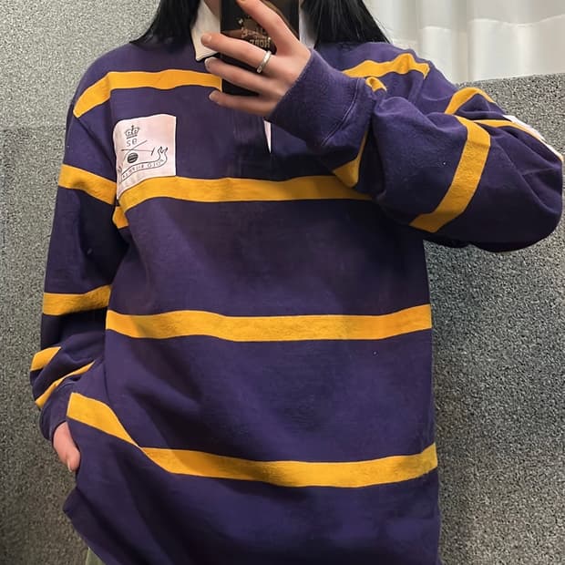 POLO striped pk shirt