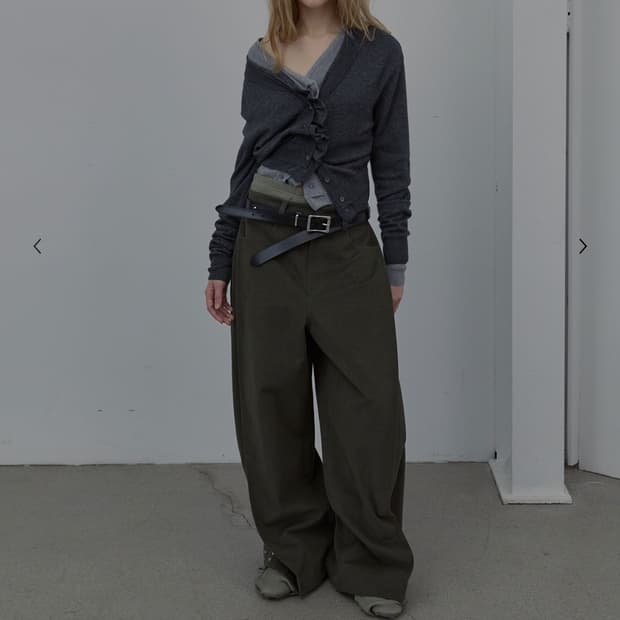 Lcdc CURVED SNAP PANTS (KHAKI)