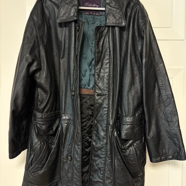 빈티지 가죽 자켓