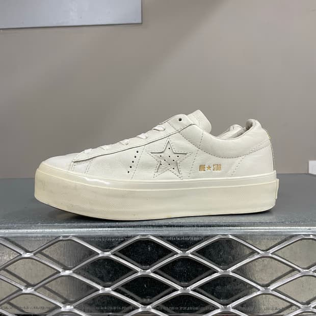 컨버스 원스타 플랫폼 화이트 255