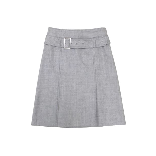 Untitled 언타이틀드 벨트 스커트