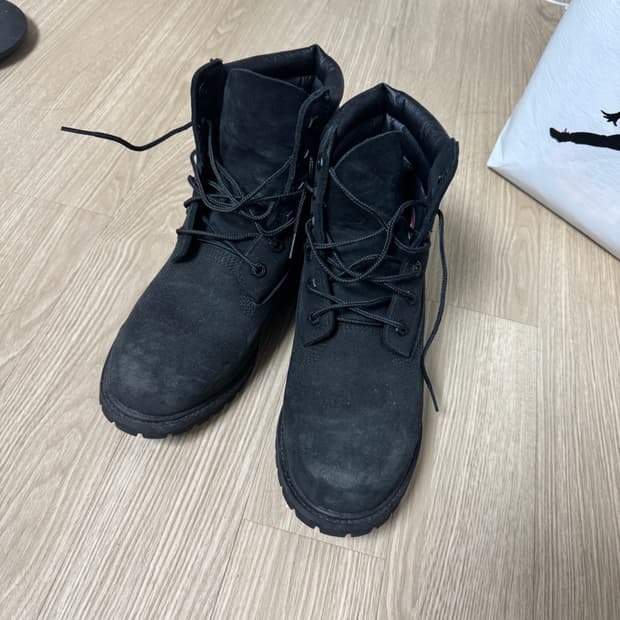 팀버랜드 6인치 블랙 255mm