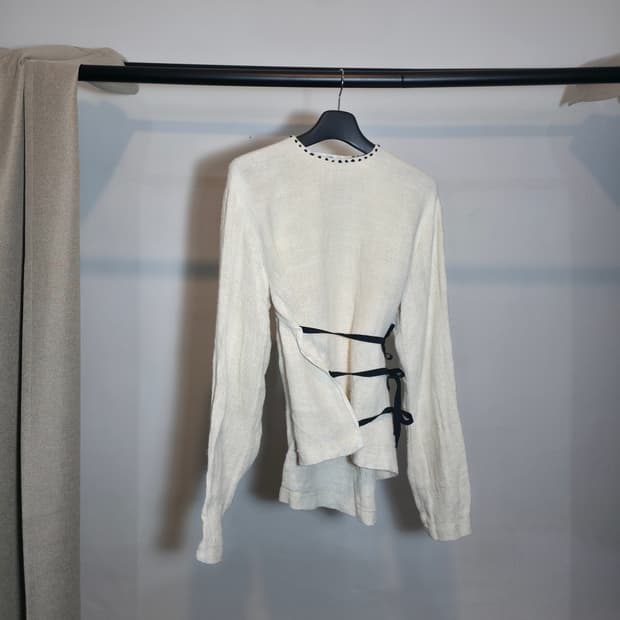 Sunsea linen detail knit