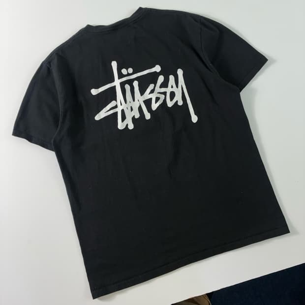 Stussy  스투시 베이직 스탁 피그먼트 다이드 반팔티 
