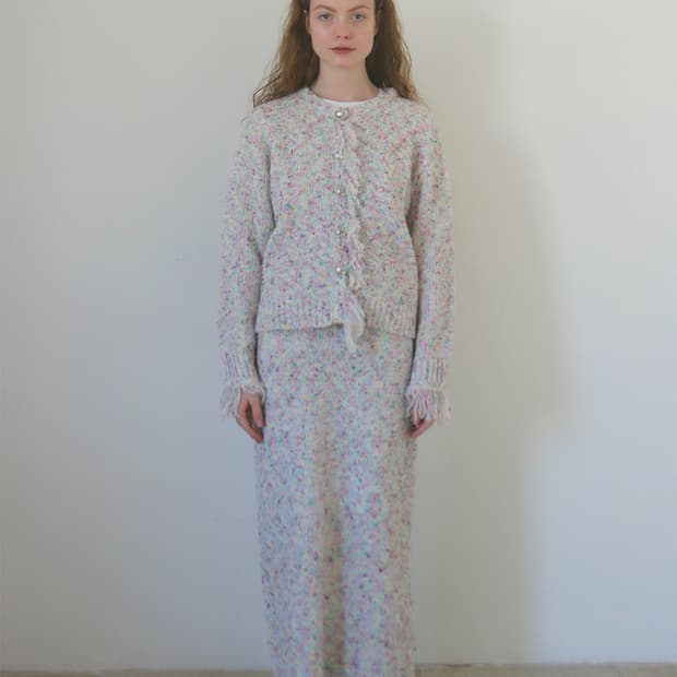시눈 Mousse Cardigan, Skirt (Candy)
