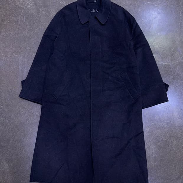 보스렌자 울 캐시미어 레이온 블렌디드 발마칸 롱코트 95