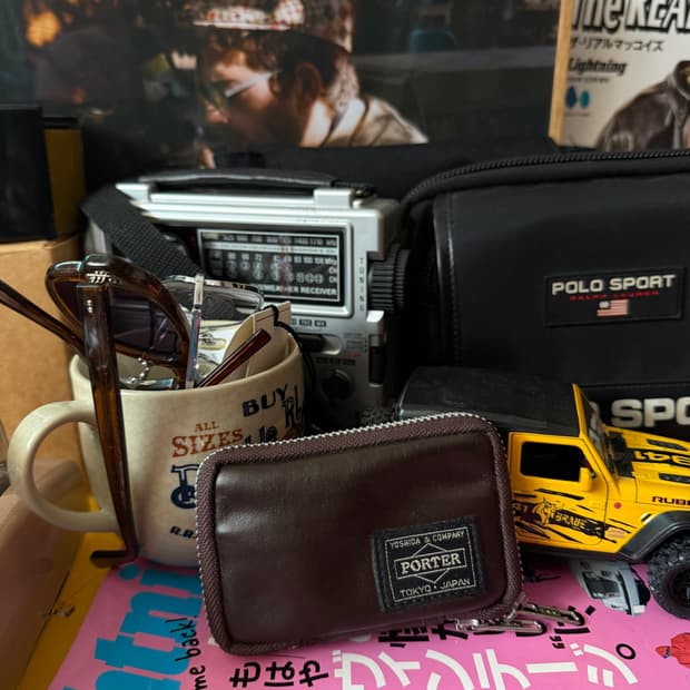 Porter 멀티 키케이스 os 브라운