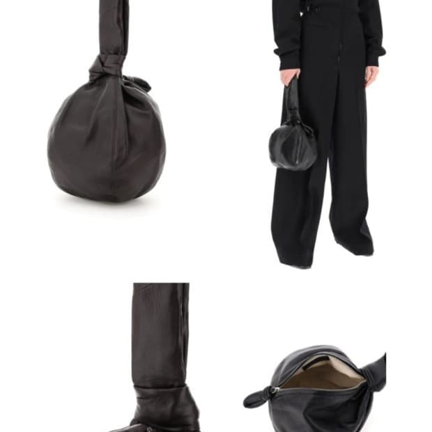 르메르 사이드 지퍼 펄스 볼 백