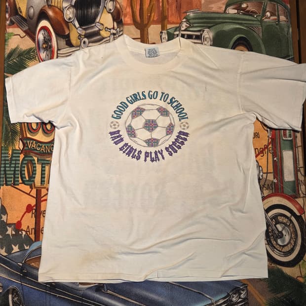 90's 축구 빈티지 티셔츠