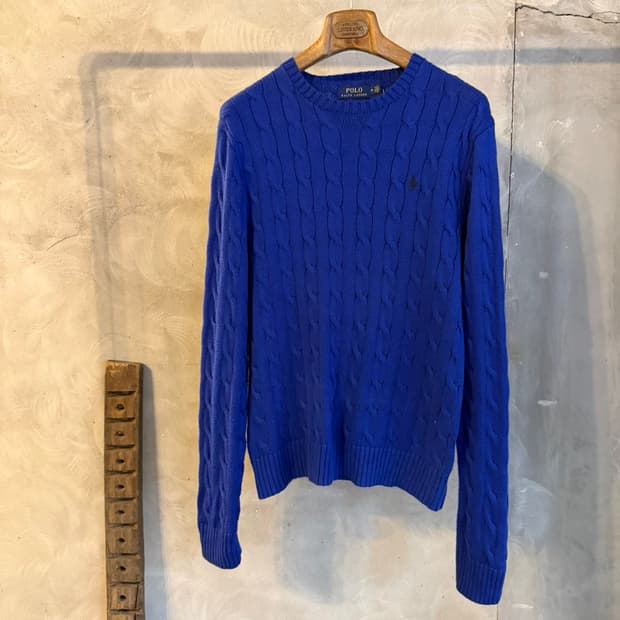 폴로 랄프로렌 케이블 니트 100