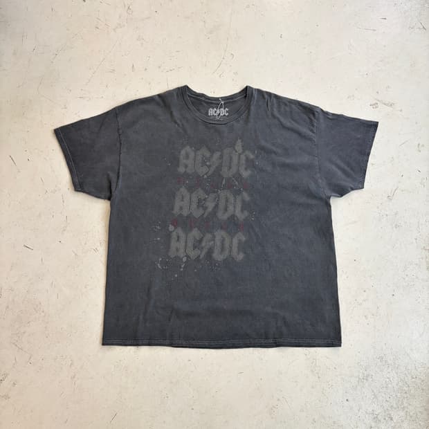 ACDC 빈티지 락밴드 반팔티 2XL-3XL