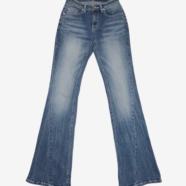 시너진 WRINKLE 캣워싱 데님팬츠 M