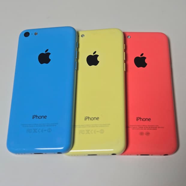 아이폰 5C 여러 색상