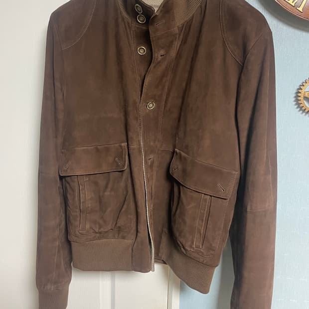 emmeti 엠메티 다크브라운 스웨이드 자켓