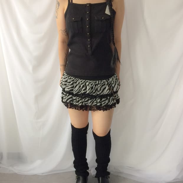 pocket point button up ribbed sleeveless