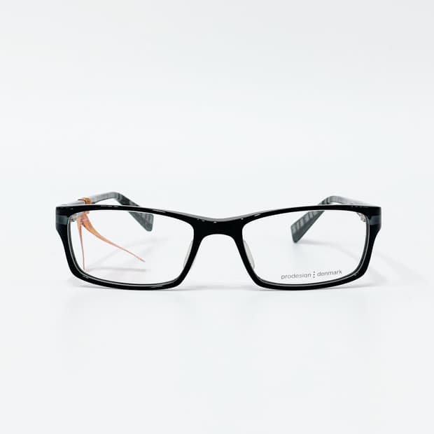 ProDesign Denmark 블랙 포인트 뿔테 데드스탁 빈티지안경