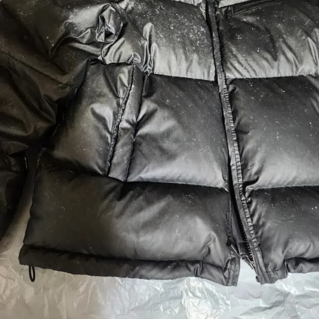 슈프림 패딩 리플렉티브 스페클 다운자켓 블랙 M