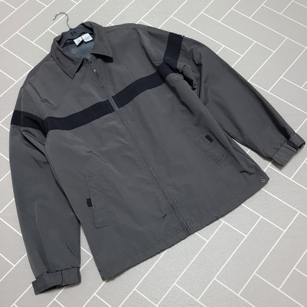 AIX 알마니 익스인지 봄버 자켓 다크 그레이 M