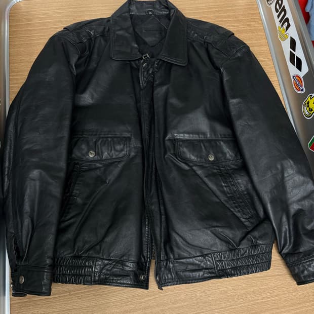리얼 래더 소가죽 A2자켓