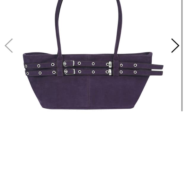 여밈 보트백 퍼플 새상품