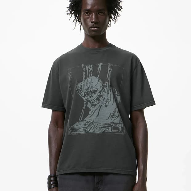 [46,48,50,52]아워레가시 26ss 박스 티셔츠/차콜