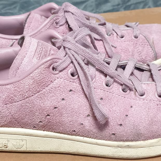 아디다스 스탠스미스 스웨이드 스니커즈 라벤더 (245)