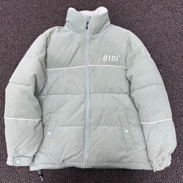 0!0i 오아이오아이 코듀로이 패딩 점퍼 민트 M
