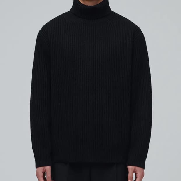 무신사 스탠다드 램스울 터틀넥 니트