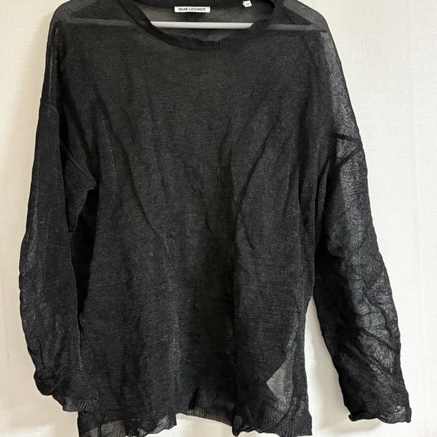 [50] OUR LEGACY seethrough sleeve
