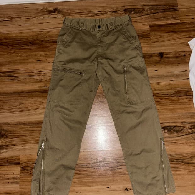 Vintage Multi Zipper Flight Pants