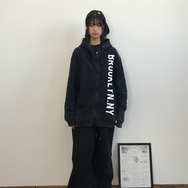 YAK PAK Brooklyn Zip Hoodie Black