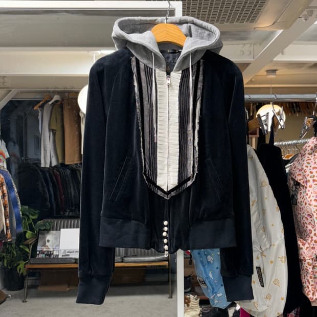 Ato 벨루어 후드 자켓