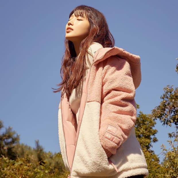 [95]K2 수지 리버시블 구스다운 후리스 패딩자켓