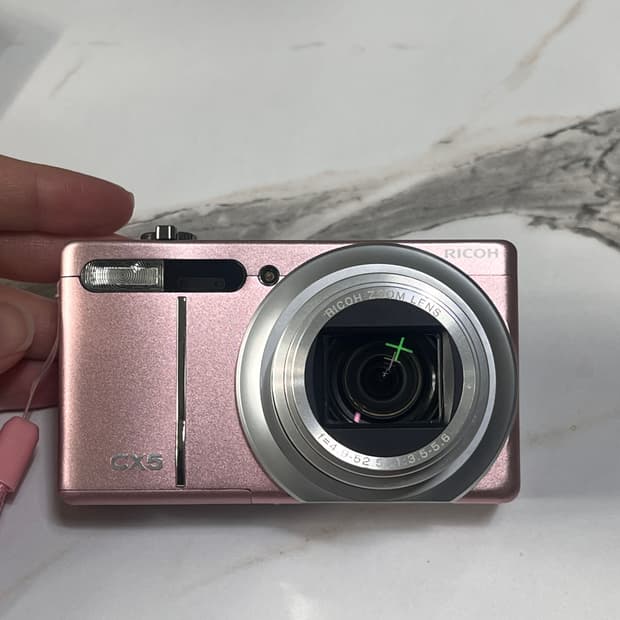 (작례o) RICOH 리코 CX5 핑크 | 빈티지디카