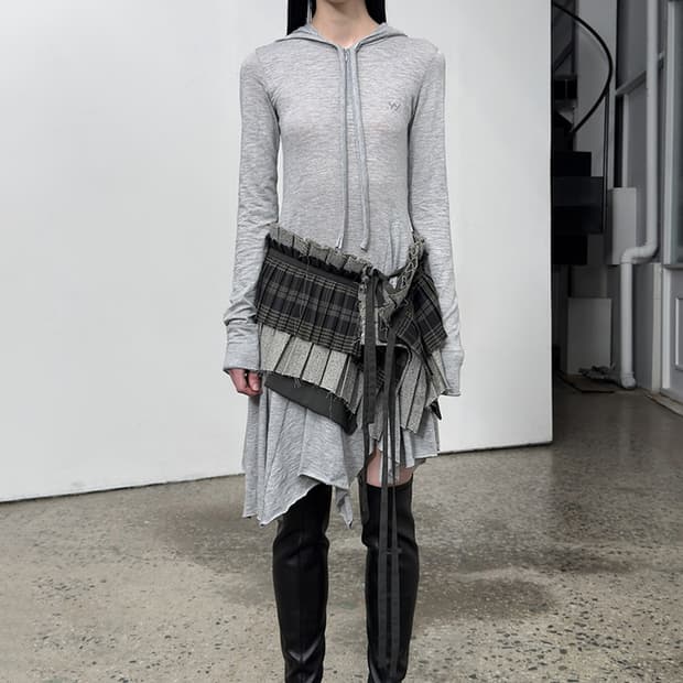 PLEATS LAYERED POCKET BELT 