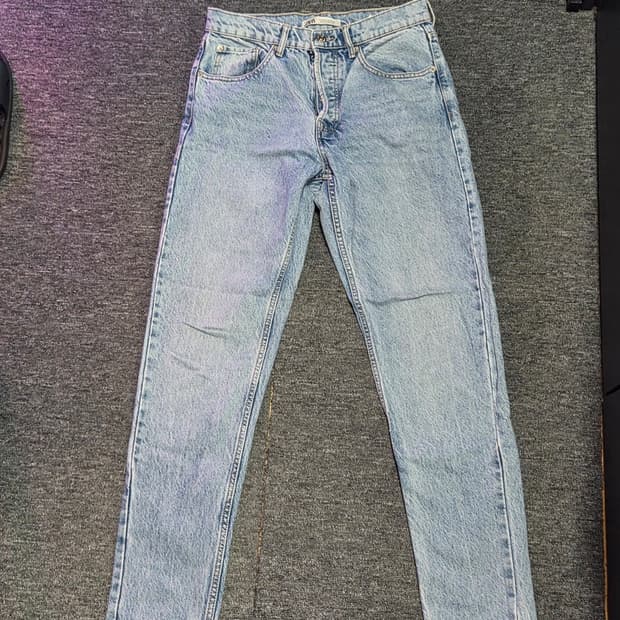 자라 데님 팬츠 라이트 블루